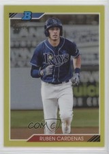2020 Bowman Heritage Chrome Prospects Yellow Refractor 12/75 Ruben Cardenas 09wc
