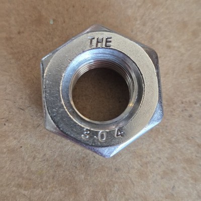 25 pcs 5/8-11 Stainless Steel 304 Heavy Hex Nuts 18-8 UNC Industrial Fasteners