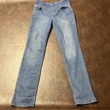 Gloria Vanderbilt Amanda Pull On Jeans Sz 4 Stretch Waist Great Condition