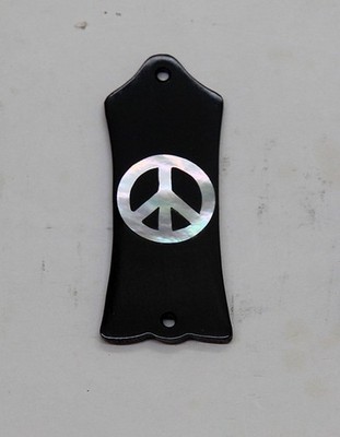 Truss Rod Cover with Peace Symbol Inlay 01 will fit Gibson NO US IMPORT ...