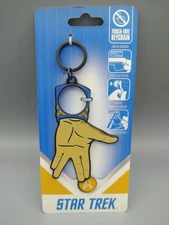 New Bio World Star Trek 5" Metal Keychain Spock Gesture Symbol Collectible