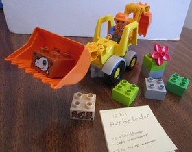 LEGO 10811 - DUPLO, Town: Construction: Backhoe Loader - incomplete