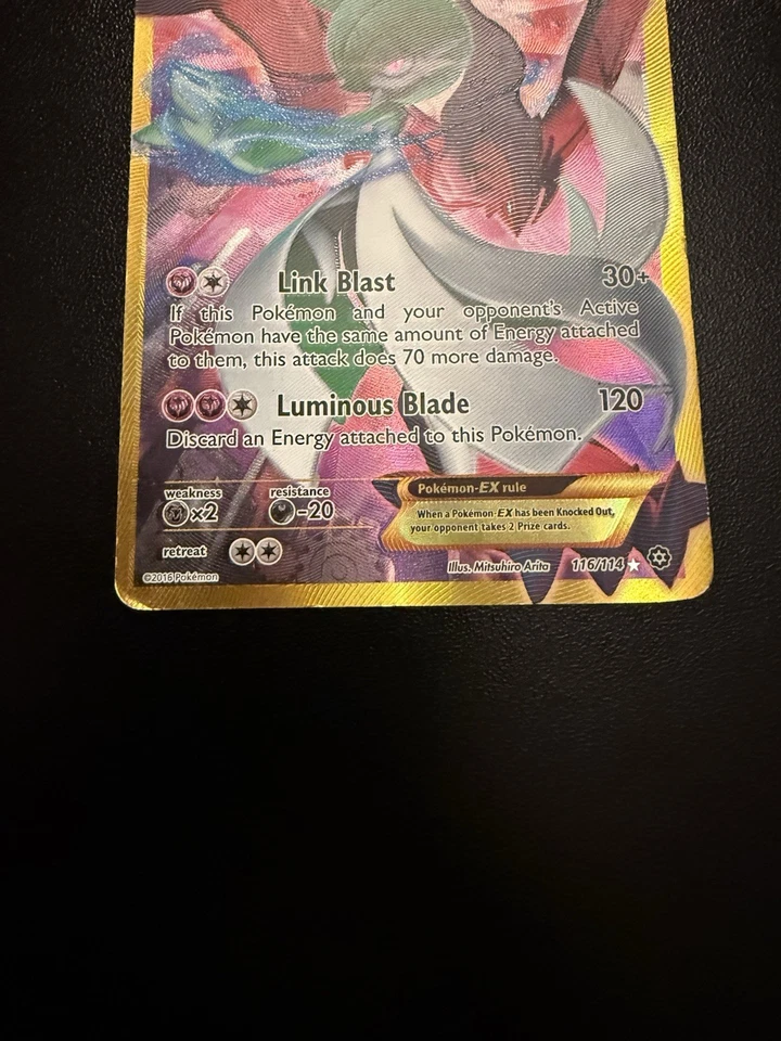 Pokémon TCG Gardevoir EX 116/114 XY Steam Siege 2016 Secret Rare Holo Card - Image 3 of 4