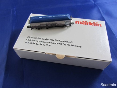 Märklin modelo especial feria de juguetes 2016 Weihenstephan vagón de cerveza con embalaje original - Imagen 2 de 2
