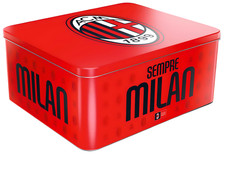 Balocco Colomba Pasquale Milan 750g con Gocce di Cioccolato in Latta Rossonera