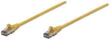 Image of Intellinet Network Patch Cable, Cat6, 10m, Yellow, CCA, U/UTP, PVC, RJ45, Gold P
