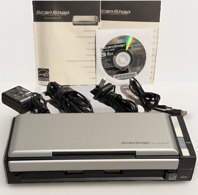 Fujitsu ScanSnap S1300i Color Image Document/Photo Scanner 600 DPI CD Complete