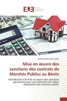Mise En ¿Uvre Des Sanctions Des Contrats De MarchéS Publics Au BéNin Sohou Buch