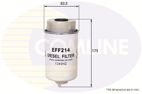 Fuel Filter 84 mm Outer Diameter 175 mm Height Fits Ford Transit COMLINE EFF214
