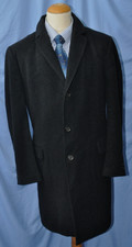JOOP!  Winter- Abendmantel CASHMERE-WOOL SCHWARZ Gr.52 ELEGANT kurzer Einreiher