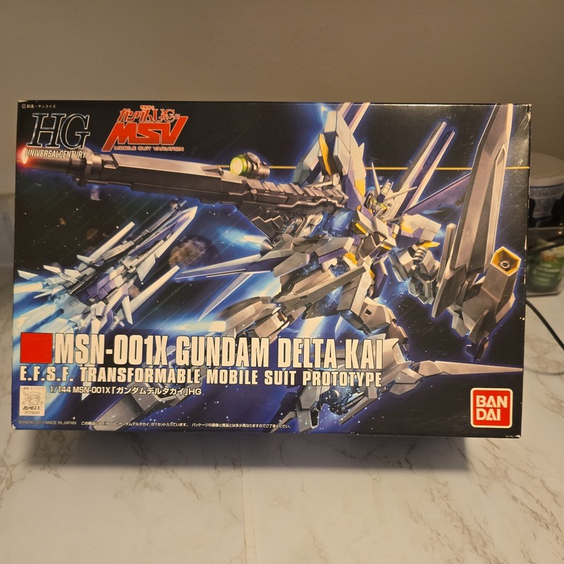 HG 1/144 HGUC MSN-001X Gundam Delta Kai - Bandai Gundam Gunpla Model Kit