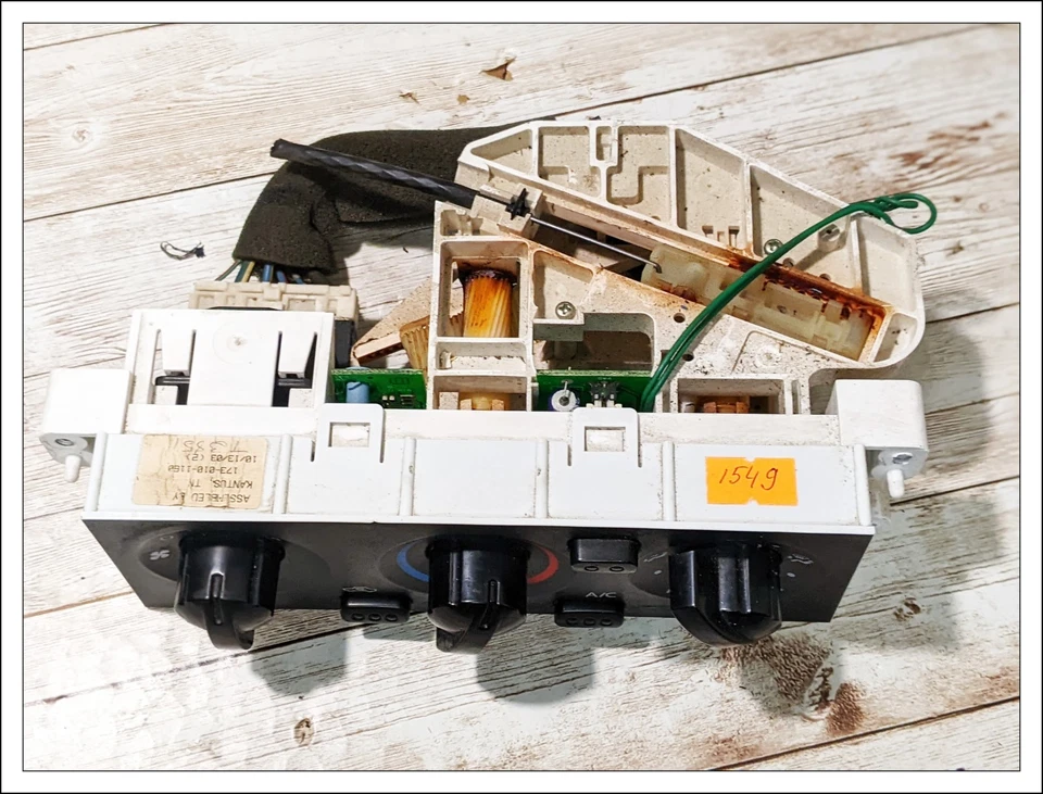 ✅ 2003 日产 Xterra Frontier 加热器空调气候控制单元带后除霜原始设备制造商 — 第 3/4 张图片