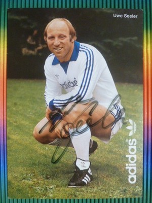 -hsv- Uwe Seeler   2022 - Nationalspieler Weltmeister 1954, Autogrammkarte