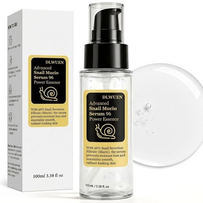 Snail Mucin Serum 100ml, Advanced Snail 96% Mucin Power Essence
