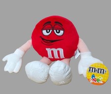 M&M Pl&uuml;sch Kissen Kuschel Kissen Pl&uuml;sch Kinder Kissen D&eacute;co Kissen Neu
