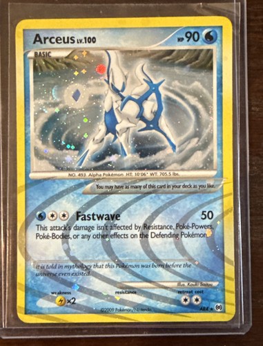 Arceus AR4 Platinum Arceus Holo Rare Pokemon Card - MP