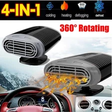 900W 12V Portable Car Heater Demister Electric Heating Fan Defogger Defroster US