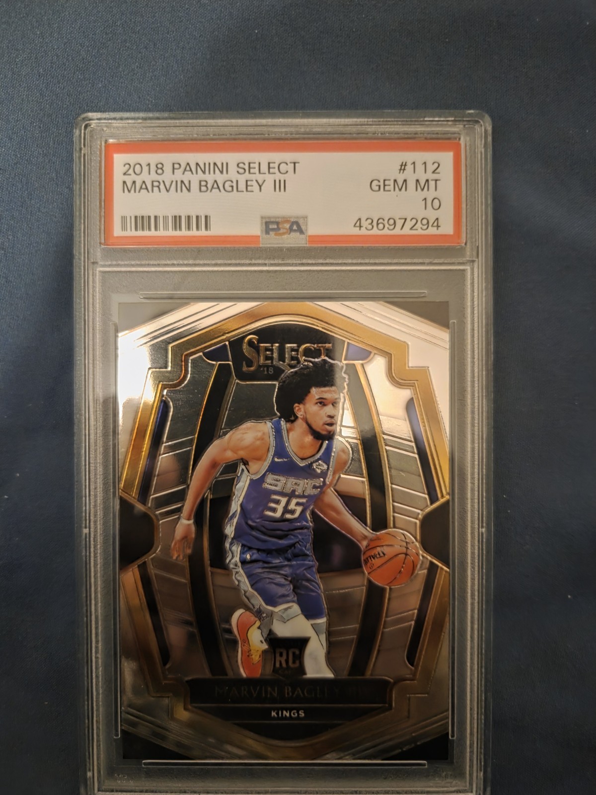 2018-19 Panini Select - Premier Level Marvin Bagley III #112 Silver Prizm (RC)