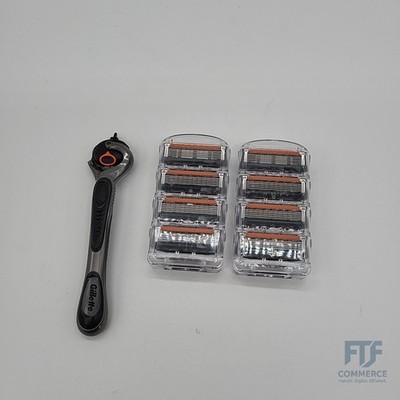 Gillette Fusion5 Proglide 1 Rasierer 8 Ersatzklingen mit neuem... 8700216730587