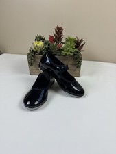 So Danca Black Unisex Tap Dance Shoes S42 EZH with Metal Taps Z-5