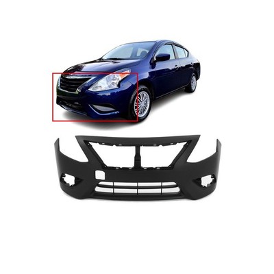 Primed Front Bumper Cover Fascia for 2015-2019 Nissan Versa FBM229KM0J NI1000299