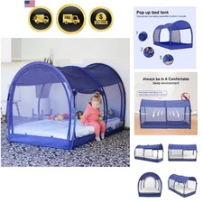 Bed Tent Canopy Shelter Indoor Kids Twin Full Queen Portable Easy Setup