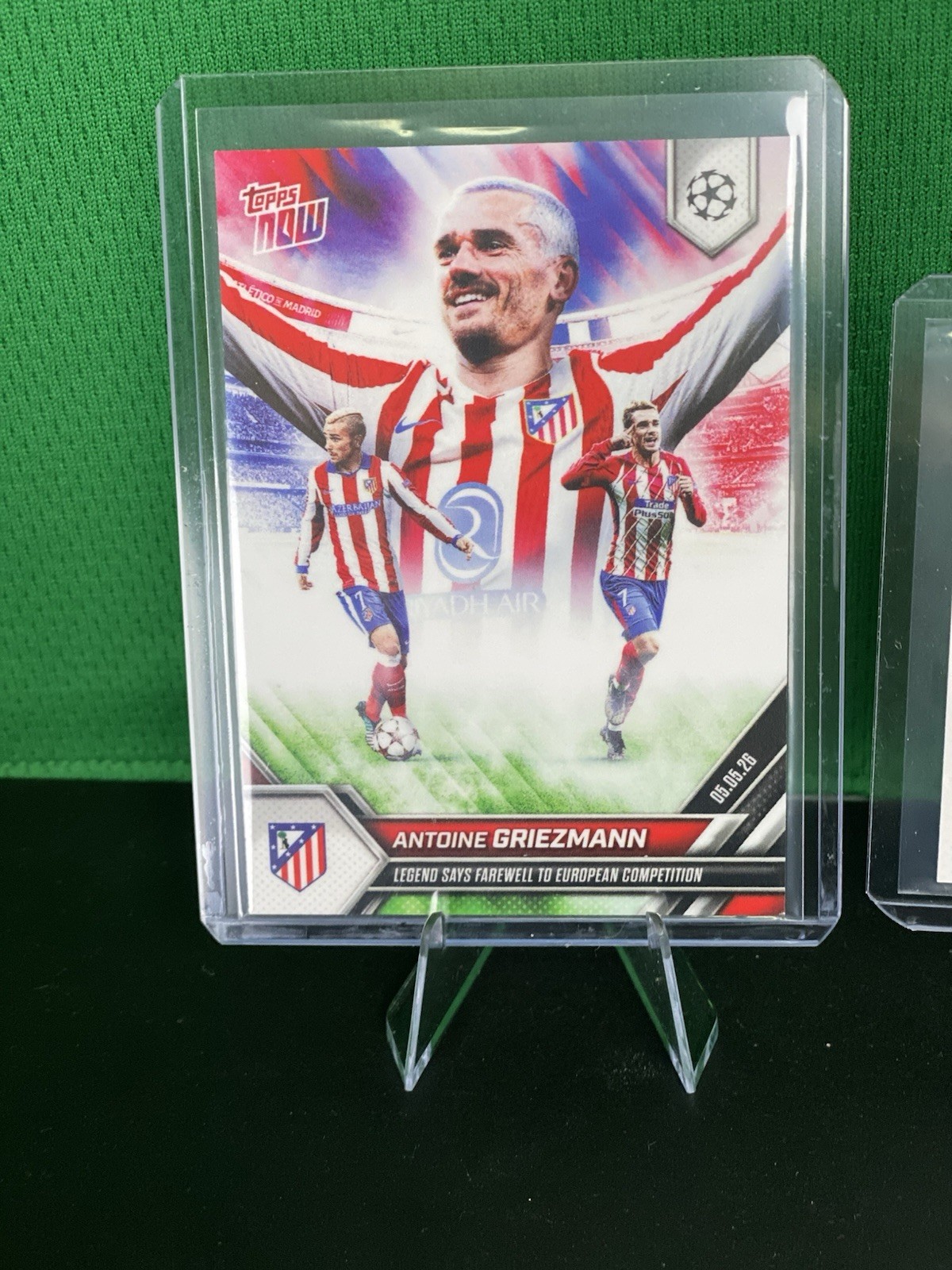 Antoine Griezmann 2025-26 UCL Topps NOW base card # 134 Atletico Madrid France