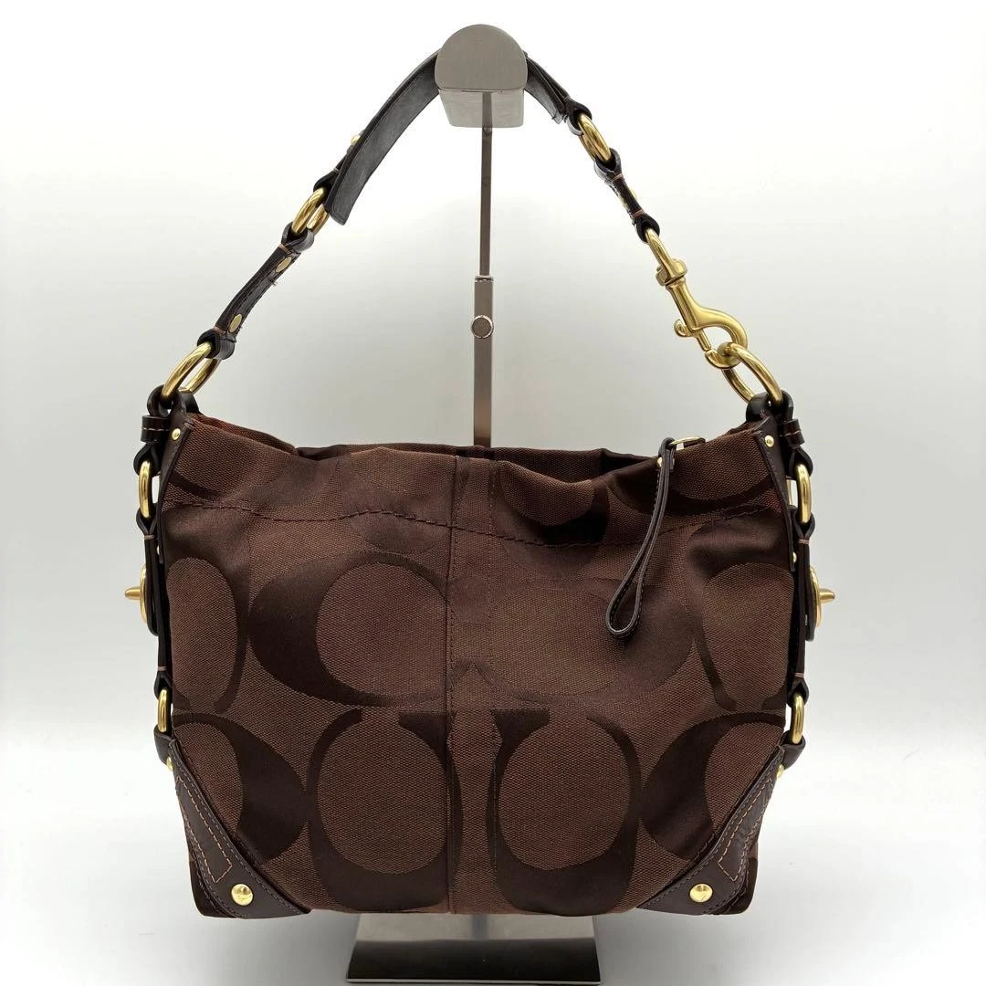 Coach Carly Canvas Exterior Shoulder Bag Bags & Handbags for Women
