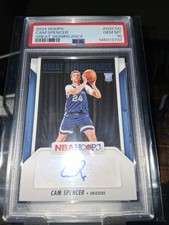 2024 NBA HOOPS Great Significance Cam Spencer RC Auto PSA 10 Memphis Grizzlies 