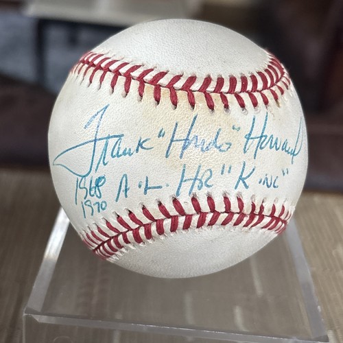 Autogramm FRANK HOWARD "1968,70 AL HR King" Baseball
