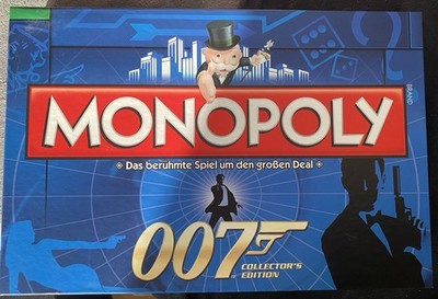 Monopoly James Bond Brettspiel, Unbenutzt