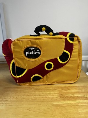 Seltenes Jolly Phonics Softcase für Puppen/Bücher/Aufbewahrung gelb rot Schlange Lernen