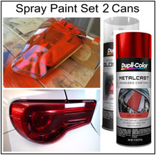 Red Tail Lights Lamp Spray Paint Corner Light Bright Transparent Restore Coating