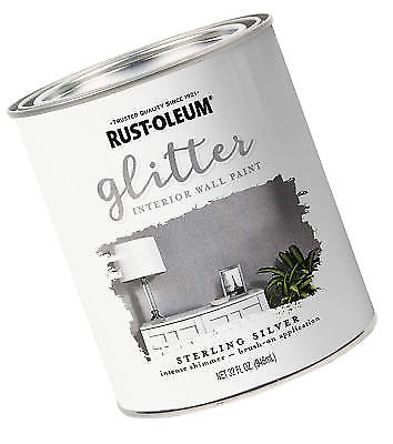 Rust Oleum Qt Slv Glitt Brsh Paint 323858 For Sale Online Ebay