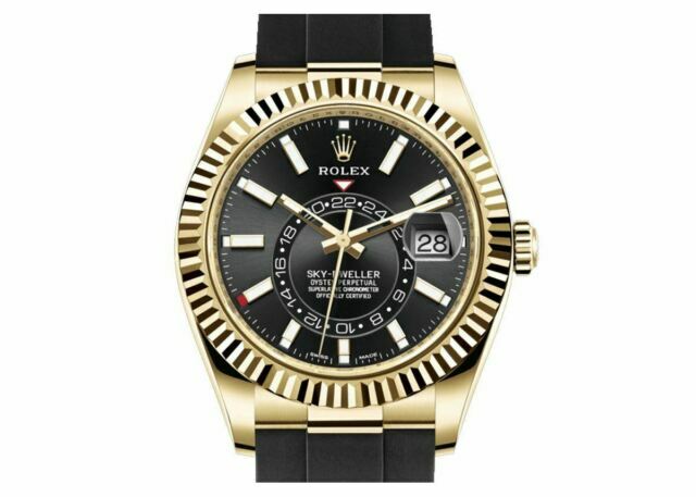 Rolex Sky-Dweller Men's Bright Black 