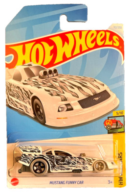 Hot Wheels Ford Mustang Funny Car Art 5/10 '24 112/250 1:64 Modellauto Spielzeug