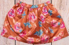 Girls Sz M 7-8 Skirt Gymboree NWT Golden Orange Pockets Lined - 241923113