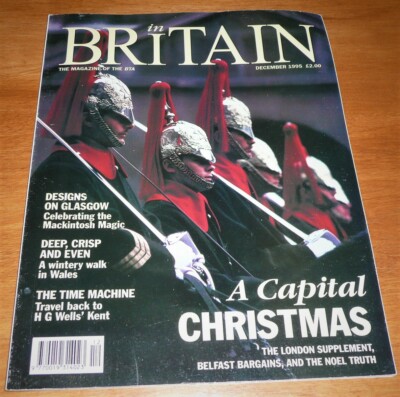 in BRITAIN Magazine Dec 1995 Winter in Glynwr's Wales / Glasgow Style / HG Wells