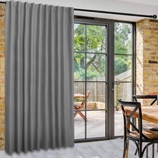 Patio Sliding Door Curtains - Extra Wide Curtains for Glass Door, Privacy Room D