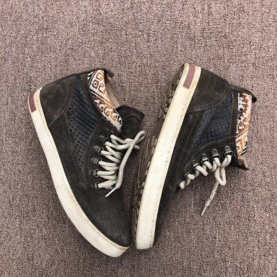 Inkkas Aztec Print High Top Casual Sneakers Women\'s 13 Men\'s 11 Made in Mexico Inkkas Aztec Print High Top Sneakers Size 4 Made in Mexico  main image 3