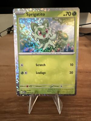 sprigatito pokemon card mcdonalds The item available is listed in the Title Sprigatito en McDonald's: Pokmon y