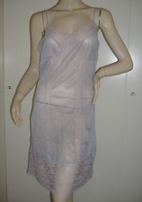 VINTAGE SOTTOVESTE LILLA CON PIZZO LILION TAGLIA 3 SEXY LINGERIE