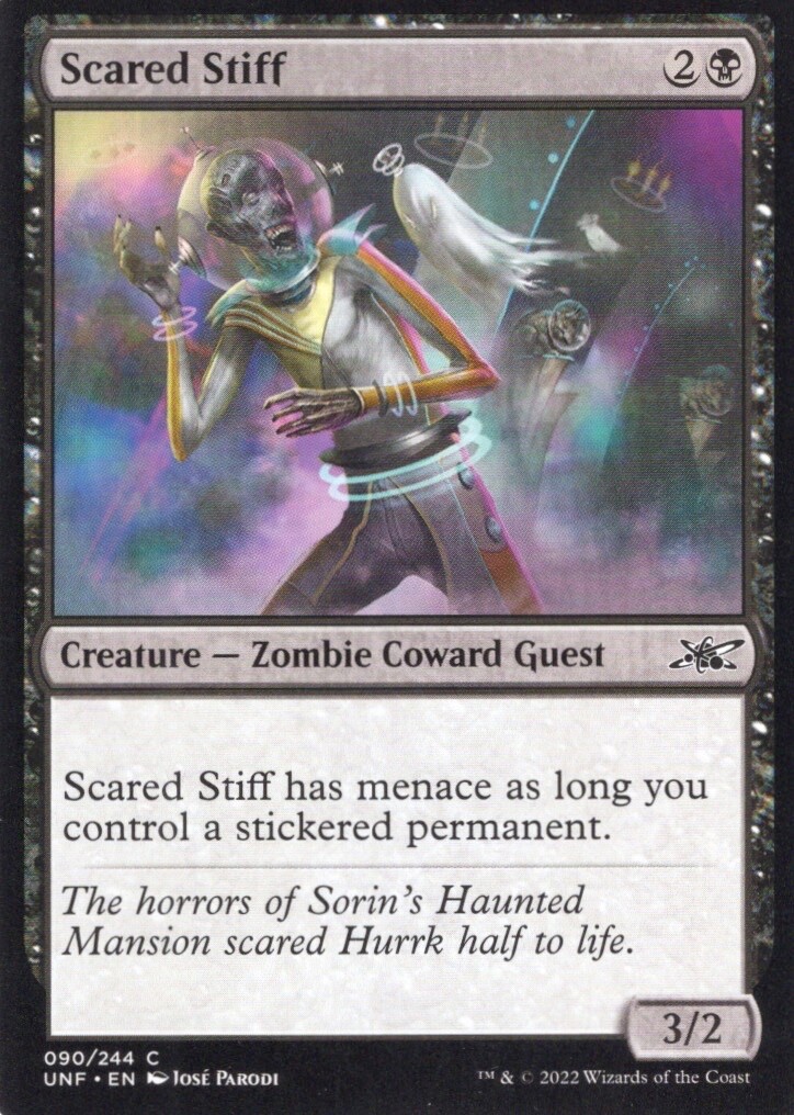 SCARED STIFF 090/244 UNFINITY MTG MAGIC NM (yourdeckbuilder)