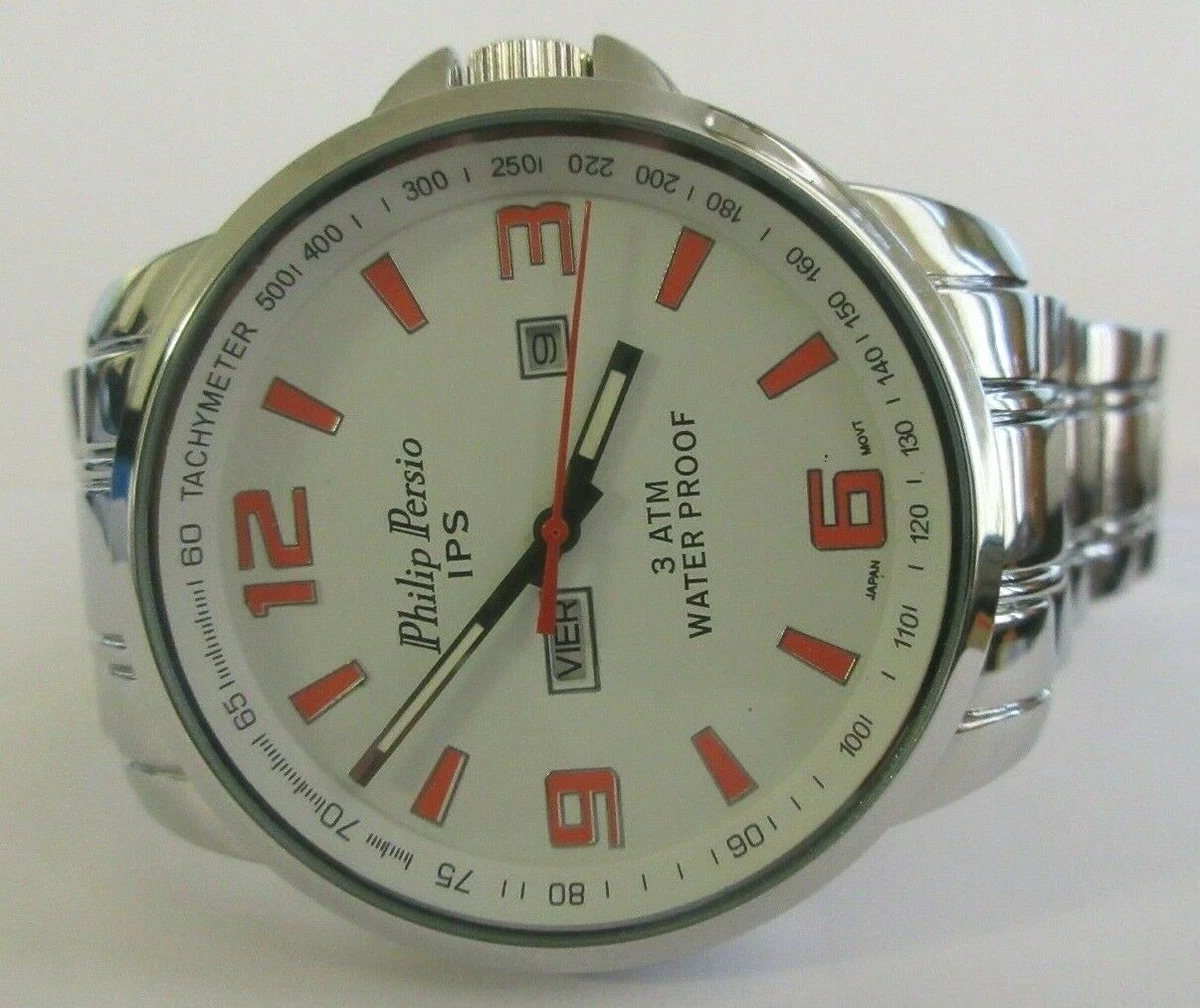 Philip persio quartz clearance water resistant japan movt
