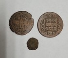 Lot of (3) Nepal Copper Coins Circa 1881 Ungraded Uncertified — photo 1