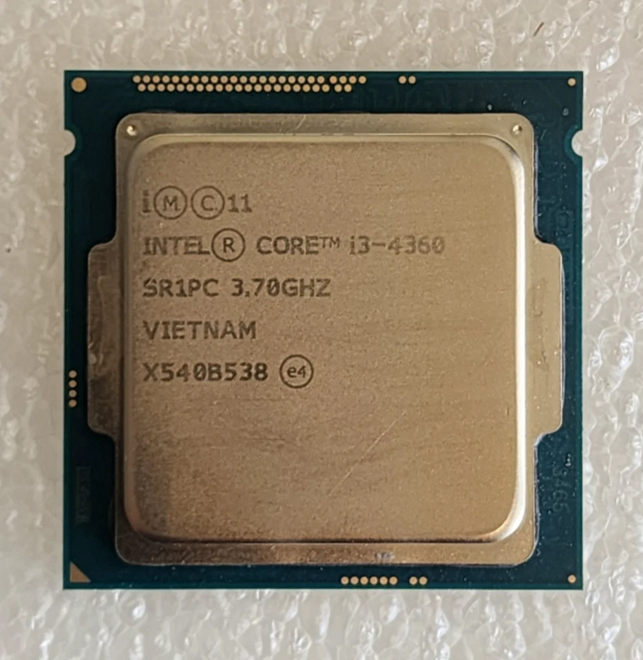 *Lote de 3* Procesador CPU INTEL CORE i3-4360 SR1PC 3,70 GHz Socket 1150 OEM Foto 4 de 4