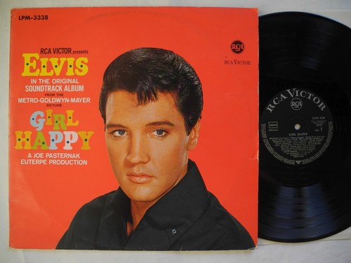 ELVIS PRESLEY Girl Happy LP 1965 Germany LPM 3338 V3 EX