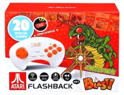 AtGames Atari Flashback Blast! 20 Built-In Retro Games Wireless HDMI Connection