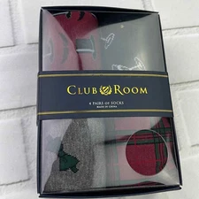 Club Room 4Pack Box Holiday Gentleman Socks