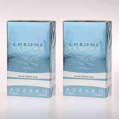 Azzaro Chrome Legend EDT - Eau de Toilette 125ml - 2x
